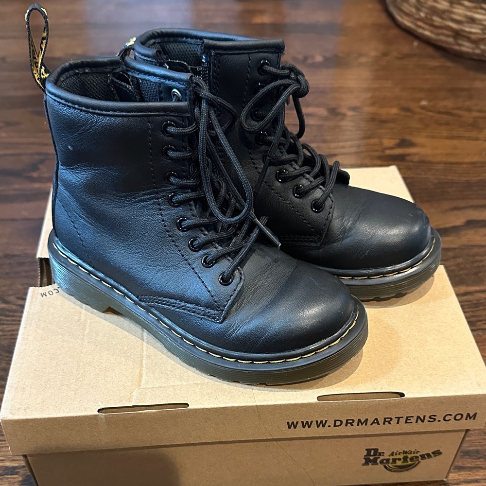 Dr. Martens Classic Black Lace-Up Boots